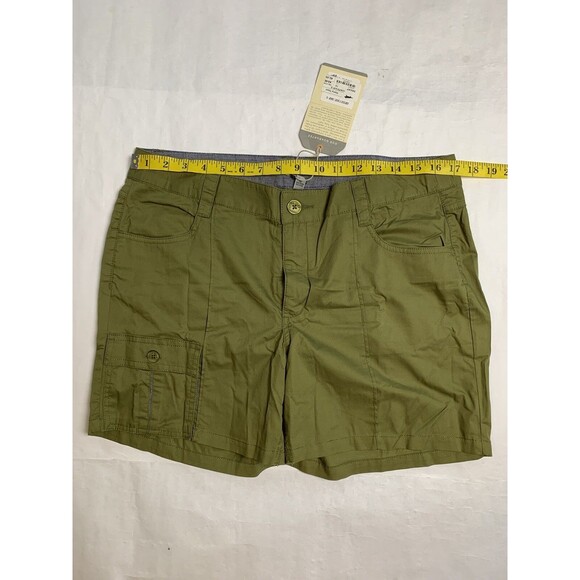 Horny Toad Shorts Womens 10 Green Jumpstart 5” Swamp Cargo - Picture 10 of 10